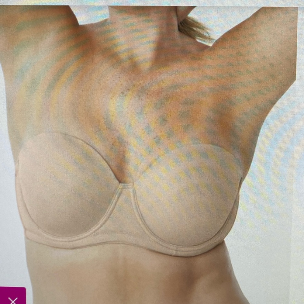 Women’s plus 46DDD convertible underwire bra color nude